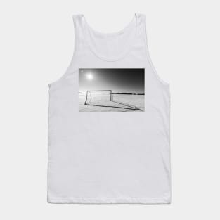 Soccer goal on the beach Tank Top